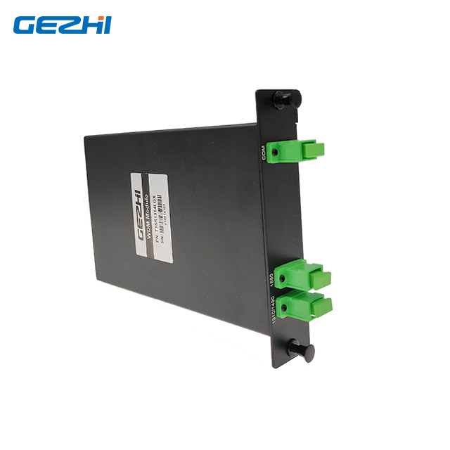CATV 3 port filter optical WDM splitter 1310/1490/1550nm LGX cassette module in GPON, FTTH System