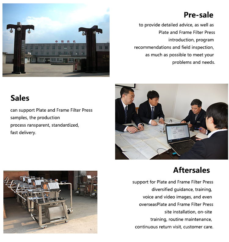10-Layer Stainless Steel Automatic Filter Press for Beer Wine and Oil 3T/h Flow Rate