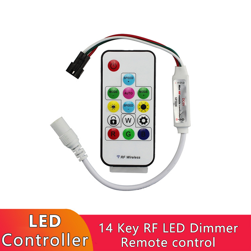 Mini LED Strip Smart Controller , Pixel Strip Controller For WS2811 WS2812 1903 16703