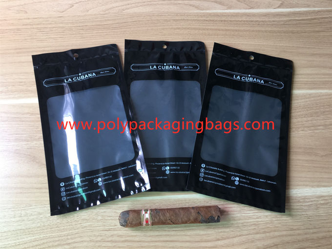 Black Classic Moisturizing Fresh Cigar Humidor Bags Size W140xL250mm
