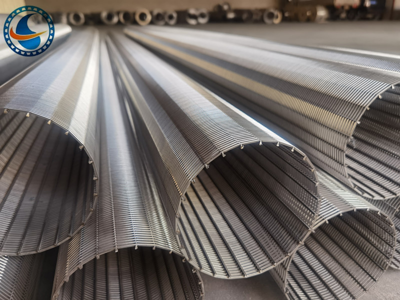 Looped Type Wedge Wire Ss 304 Water Well Screen Pipe