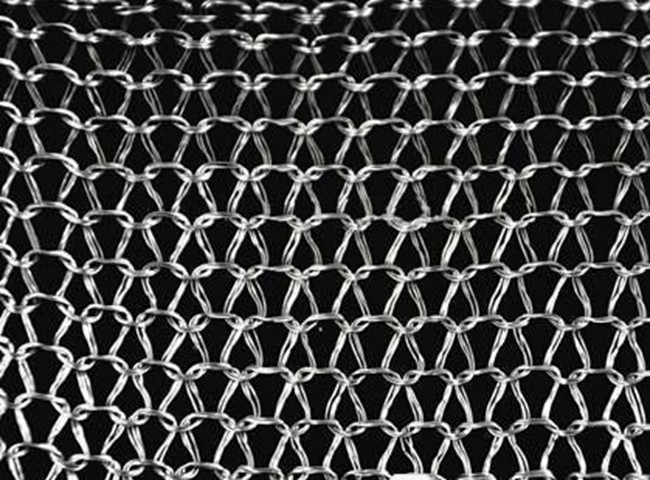 0.35mm Knitted Filter Screen Mesh Flattened Knitted Wire Mesh Filter