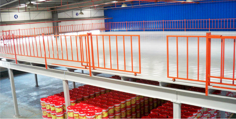 Steel Structure Garret Mezzanine Floor Platform  