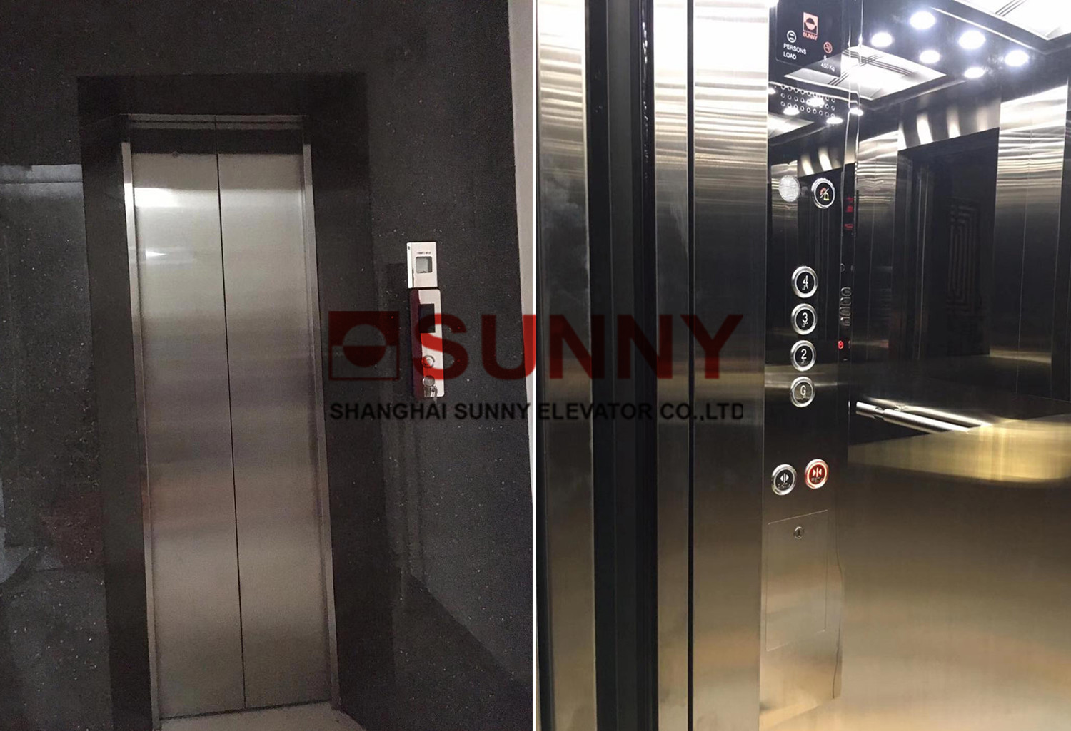 Safe Convenient High Speed Elevator / Panoramic Home Passenger Elevator