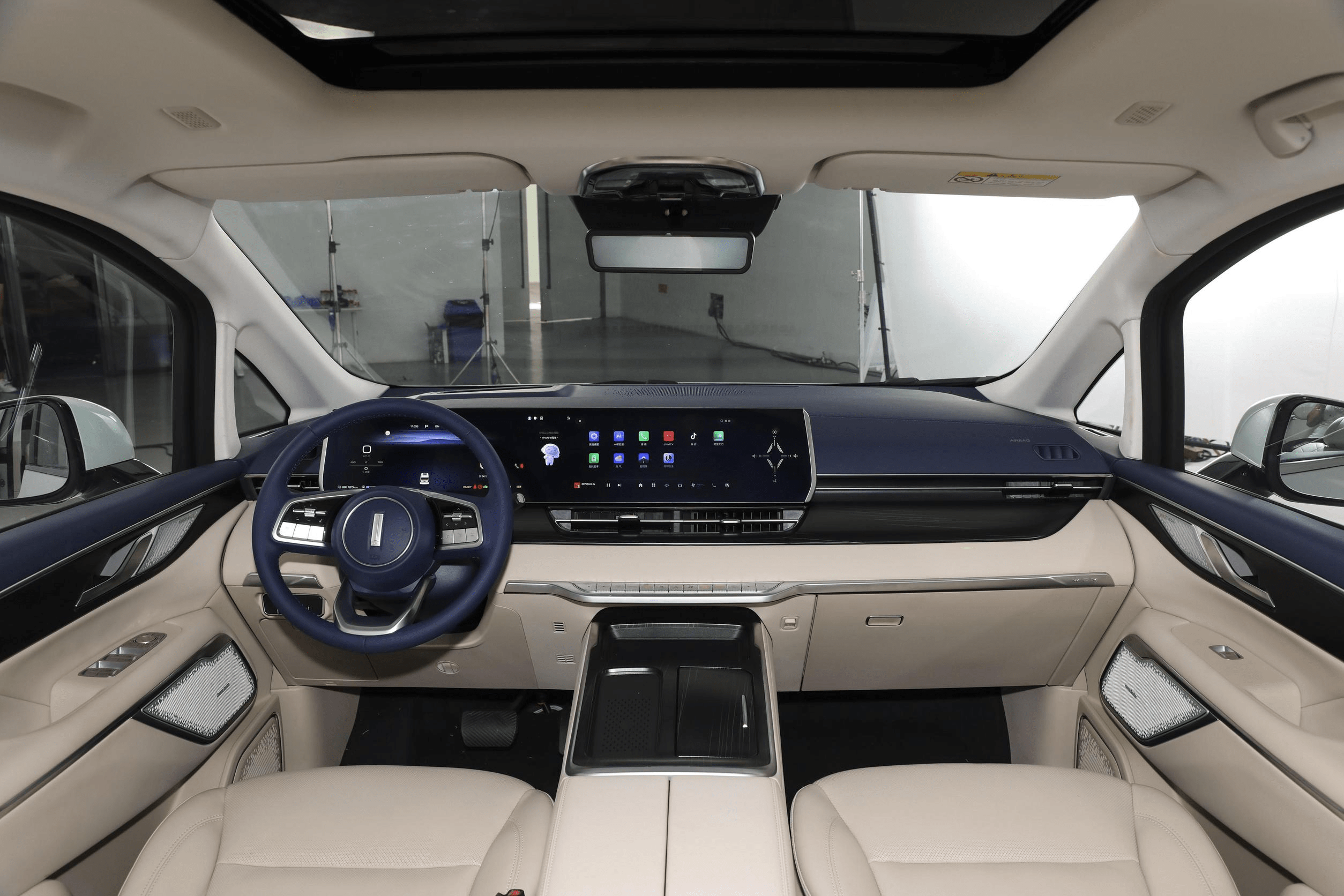 2023 GWM WEY Gaoshan Car PHEV AWD 1.5 Turbo 7 Seats Luxury Hybrid MPV LED Headlight Energy Gasoline Fuel Car Made