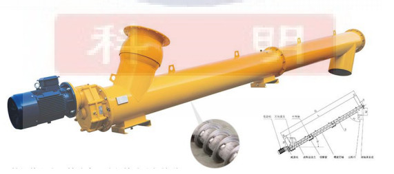 ISO Automatic Feed Screw Conveyor 3kw For Railway Tunnels
