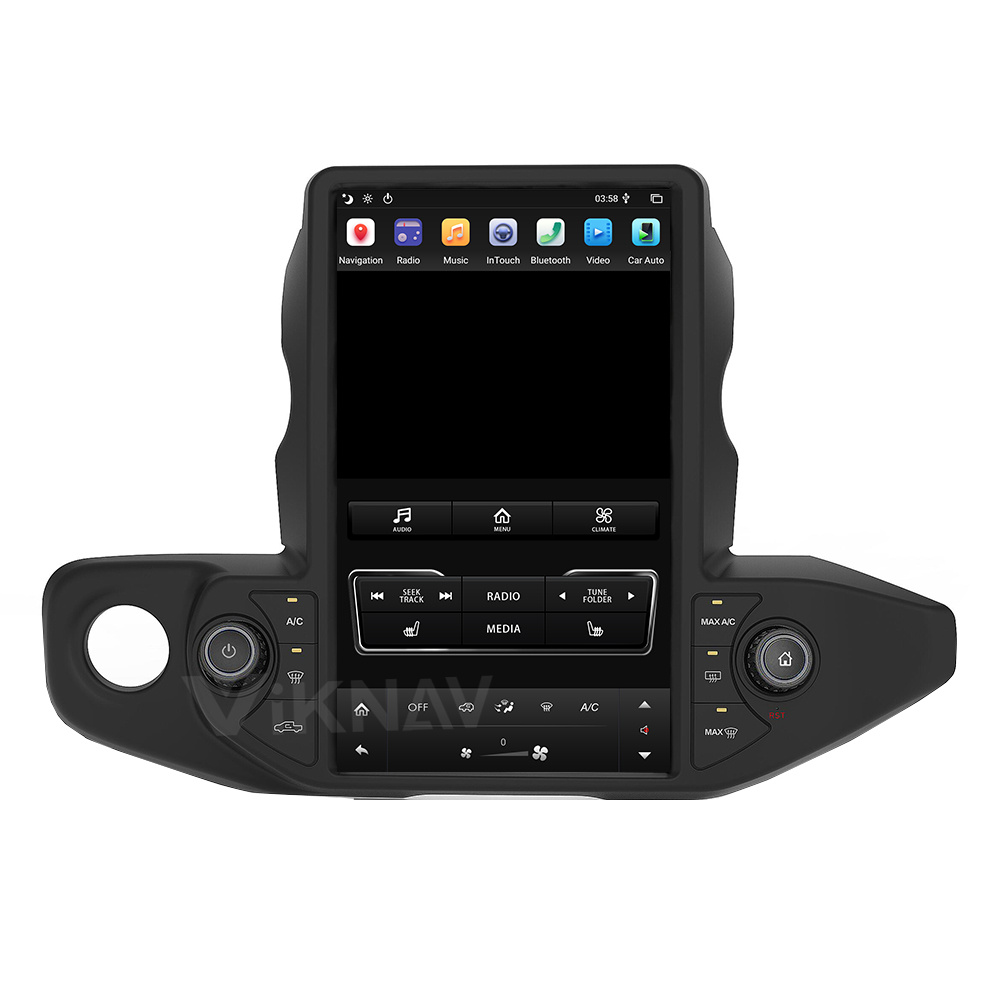 Viknav Car Radio For Jeep Wrangler (2018-2021) 13.6 inch GPS navigation DVD multimedia auto stereo 2din