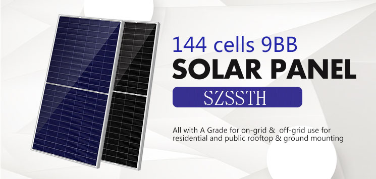 Mono Half Cell Solar Panel 500 Watt Bifacial Solar Panels 380w 400w 420w 450w