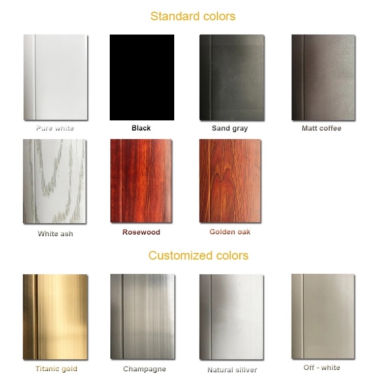 Insulated N6 4500pa Commercial Casement Windows