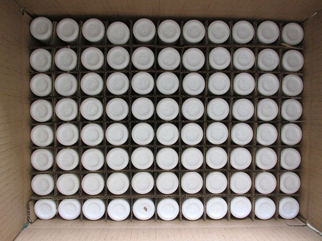 Classic Jade White 4OZ 120ml Opal Glass Cosmetic Jars, Cylinderic White Glass Packaging, Primary Medical Skincare Jars