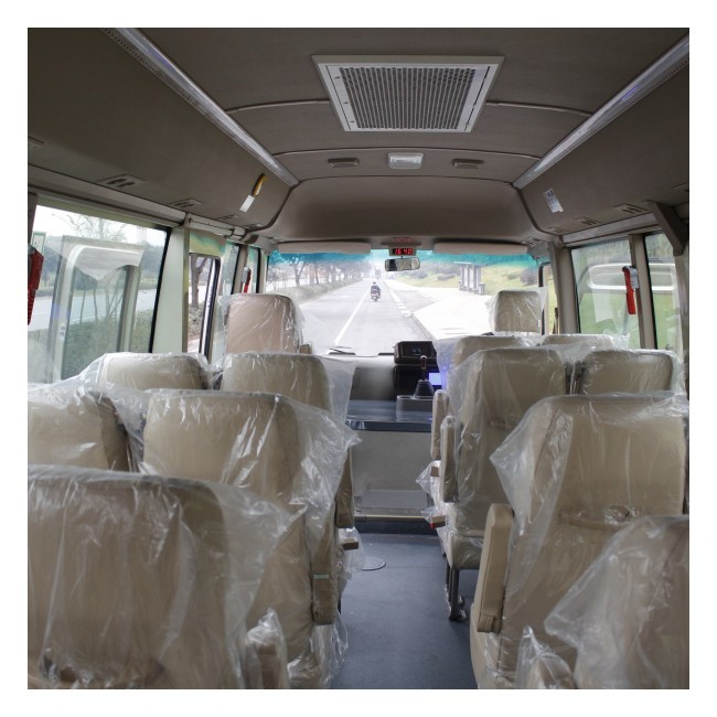 7m 26 Seats Diesel Small Coaster Bus LHD Emission 4 With A/C