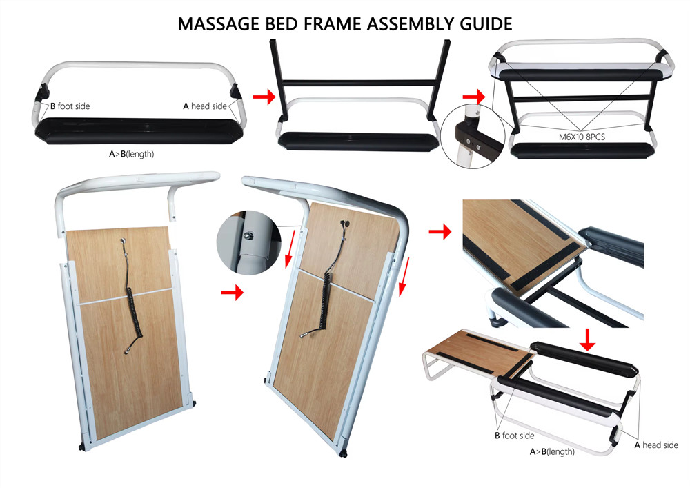 New Style Jade Roller Massage Bed Salon Furniture Far Infrared Heating Therapy Chiropractic Table