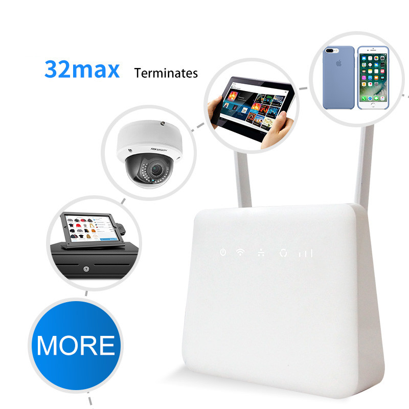 4G LTE Wifi Router Band 1 3 5 8 Wireless Indoor CPE Router With Sim Card Slot