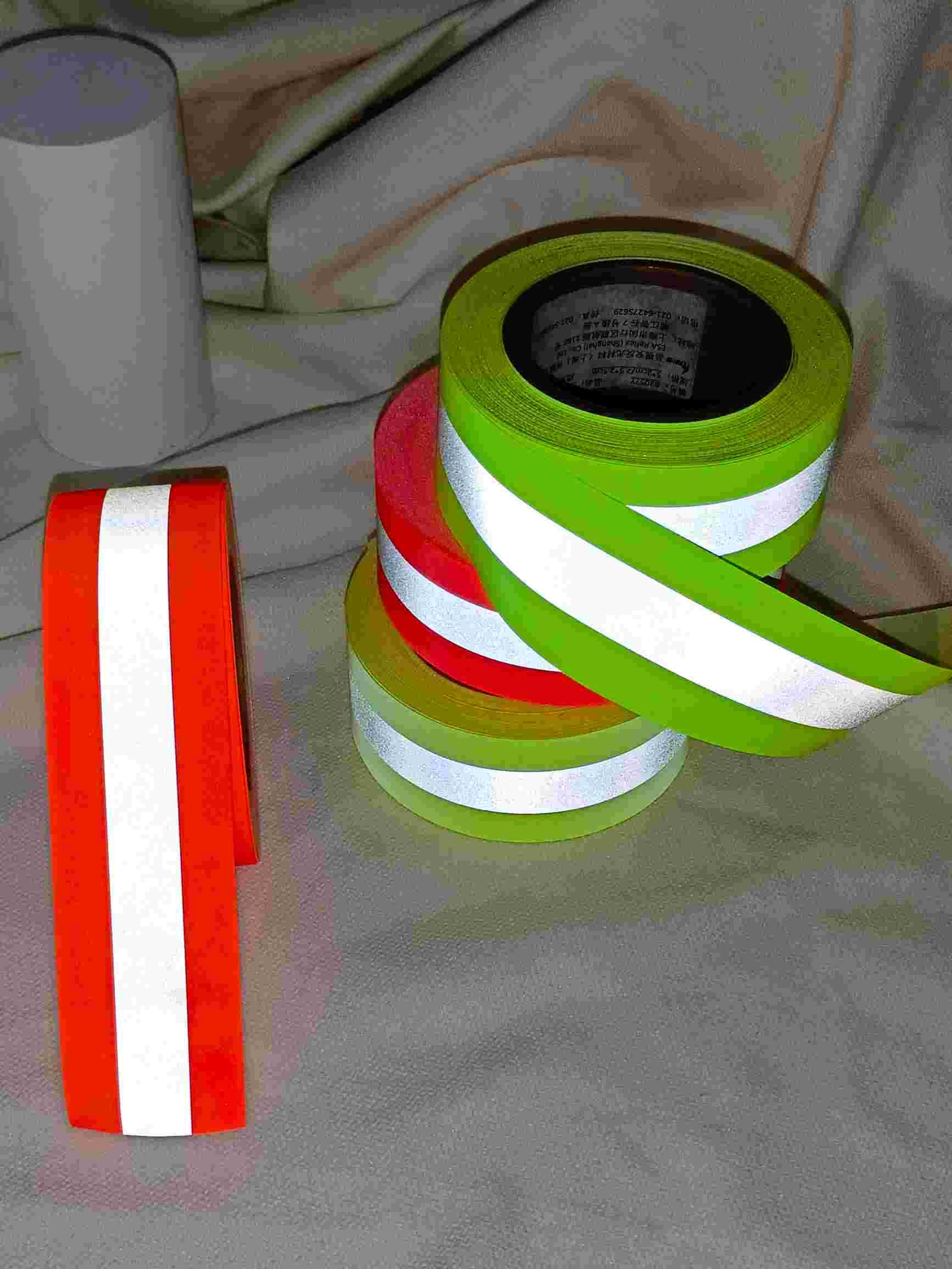 Flame Retardant High Visibility Silver Safety Reflective Tape For Clothing Firefighter suits Yellow Orange