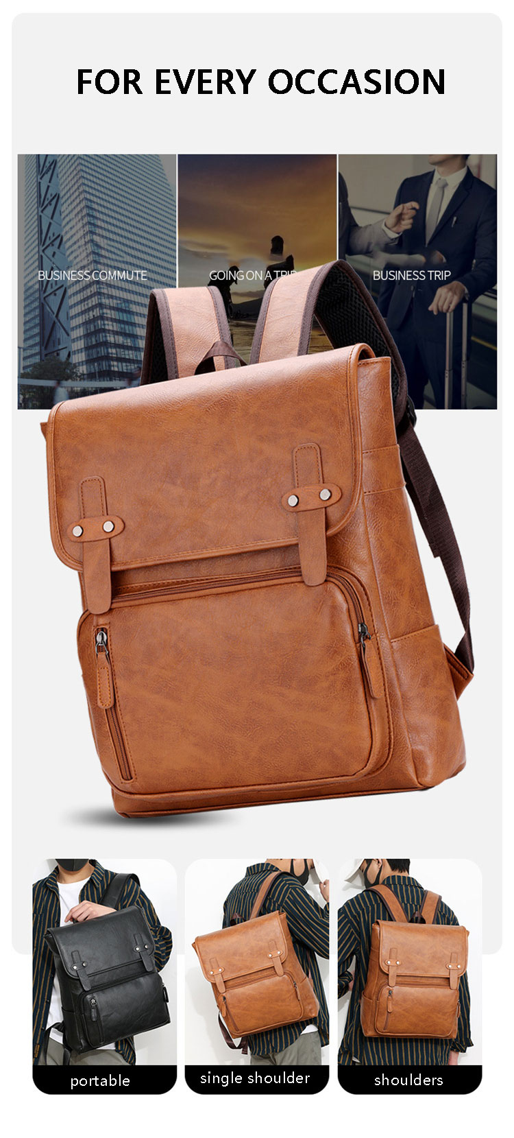 Sympathybag Laptop Backpack Men Women Business Travel Computer Backpack School College Bookbag Stylish Water Resistant