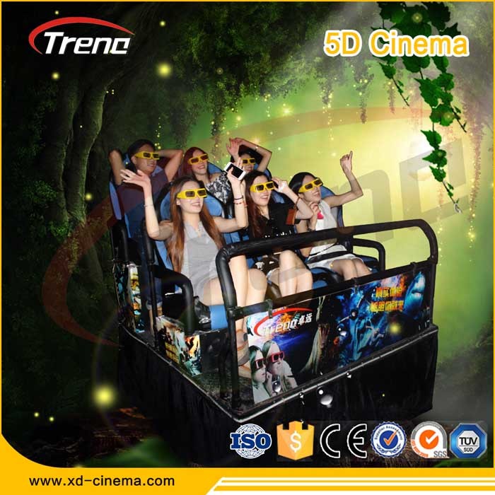6 / 9 / 12 Seats 7d Cinema System 6 Dof Platform Large 7d Theater Equipment