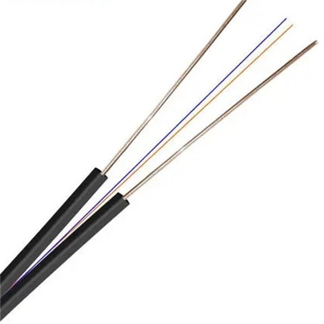 Outdoor FTTA 1 2 48 Core Leather Singlemode Fiber Optic Cable
