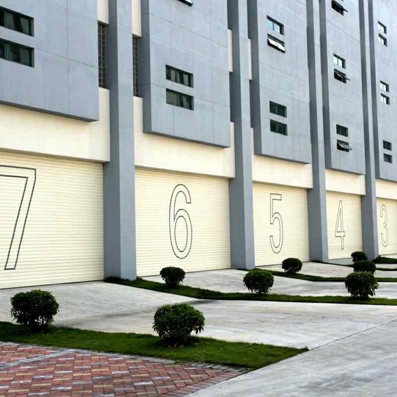 Powder Coating Aluminum Roller Shutter Door 1.4mm Thickness Any RAL Color