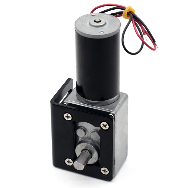 ASLONG A5840-31ZY WORM GEAR REDUCTION MOTOR FOR HIGH TORQUE ROBOTS 12/24V 10-470RPM 58MM WITH 31ZY SELF-LOCKING REDUCTIO
