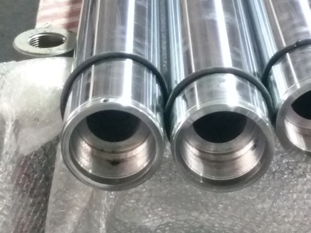 Ground Polished Chrome Plated Hollow Steel Pipe Bar , Cold Drawn