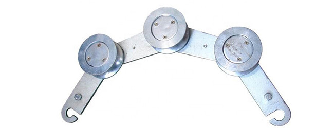 Hook Type Grounding Block 100A Grounding Cable Pulley Aluminum Alloy