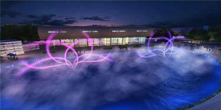 DMX512 Lamp Software Dancing Musical Fountain Garden