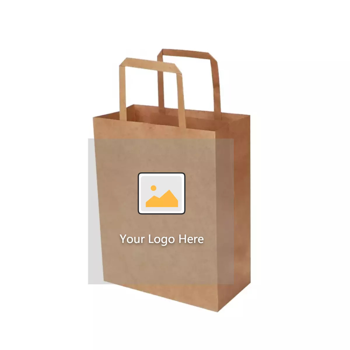 Custom Logo 170gsm Recycled Take Away Paper Bag Packaging For Clothes