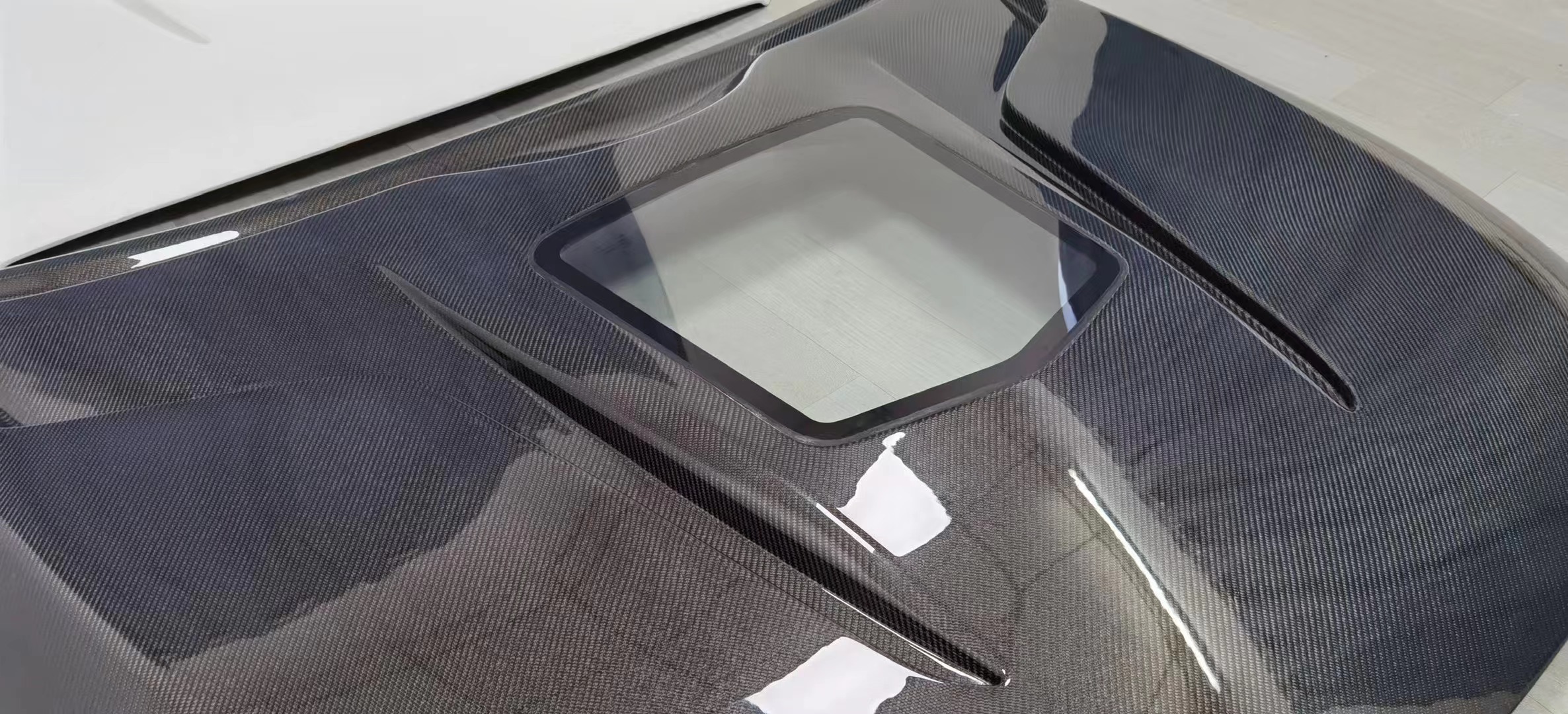 IMP Style Carbon Fiber Hood ForBMW M2 2 Series F22 F87 Carbon Fiber Engine Cover Engine Hatch Cover