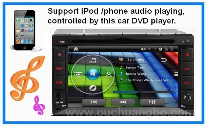 Universal car radio with bluetooth RDS gps smart TV media player OCB-2615