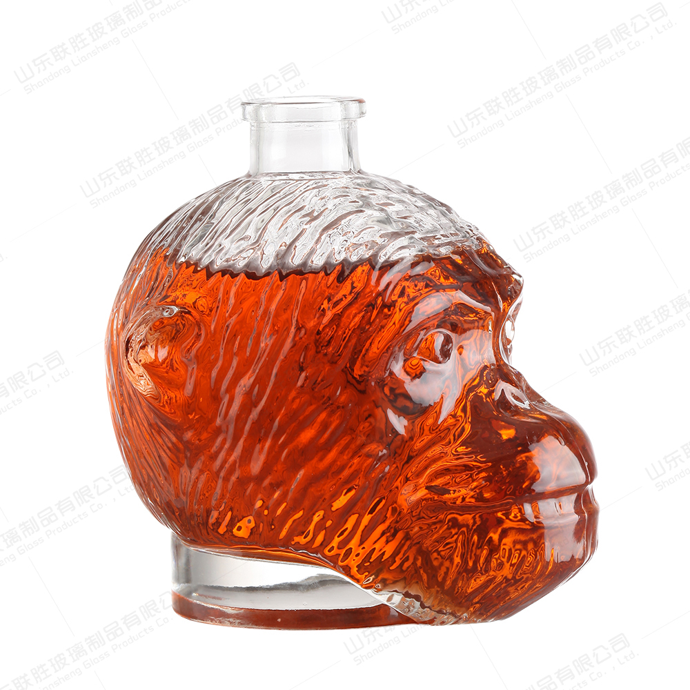 Liquor Clear Custom Empty Glass Bottle 375ml 500ml 750ml Healthy