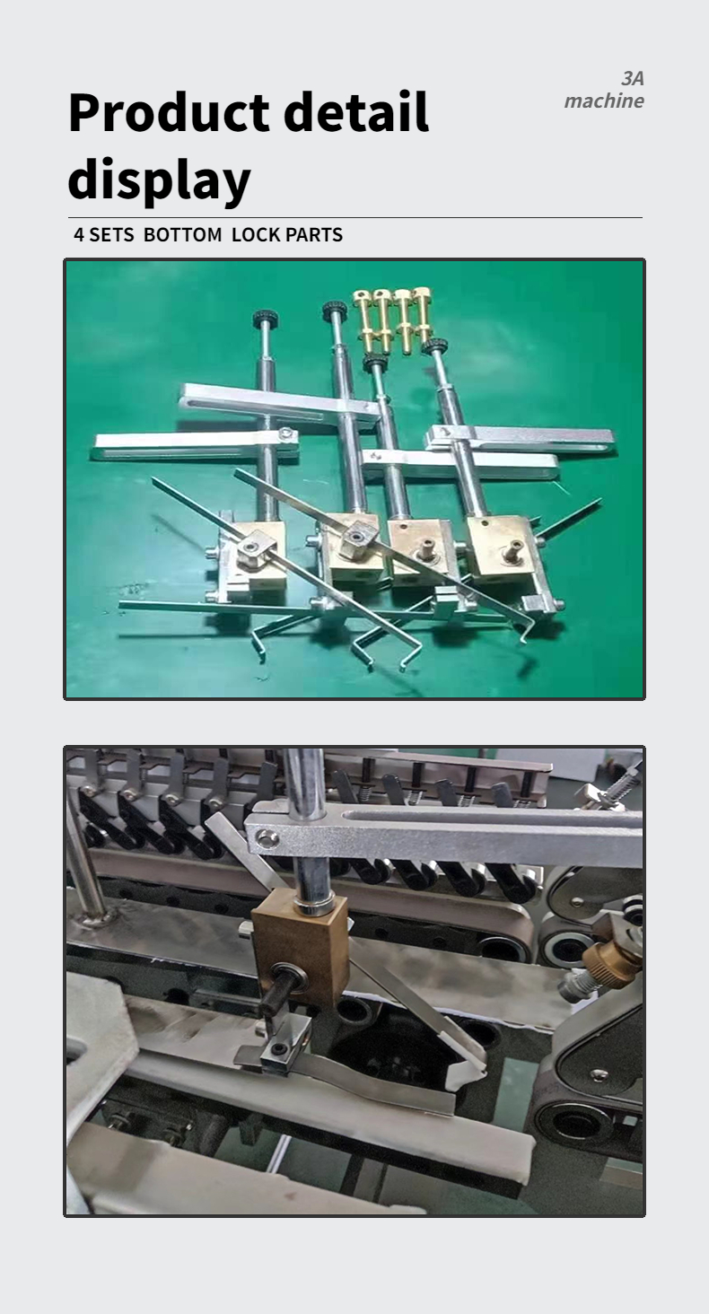 CQT 900YG-2 Pre-Folded Bottom Lock Corrugated Cardboard Box Making Machine Folder Gluer