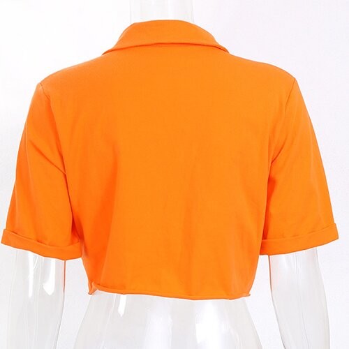 OEM maufactory European and American style polyester v-neck women's new basic foundation looseT -shirt