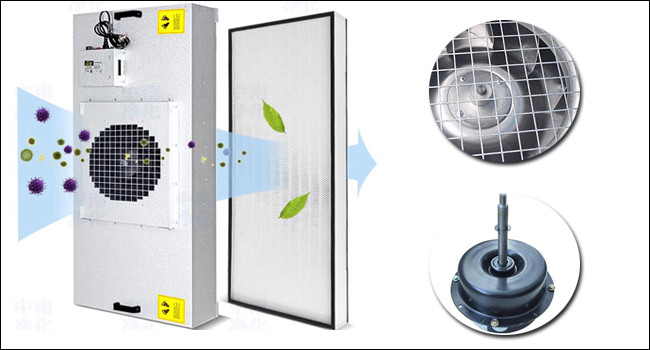 50HZ 60HZ Vertical Flow Hood , HEPA H14 FFU 110V 220V Laminar Airflow Hood