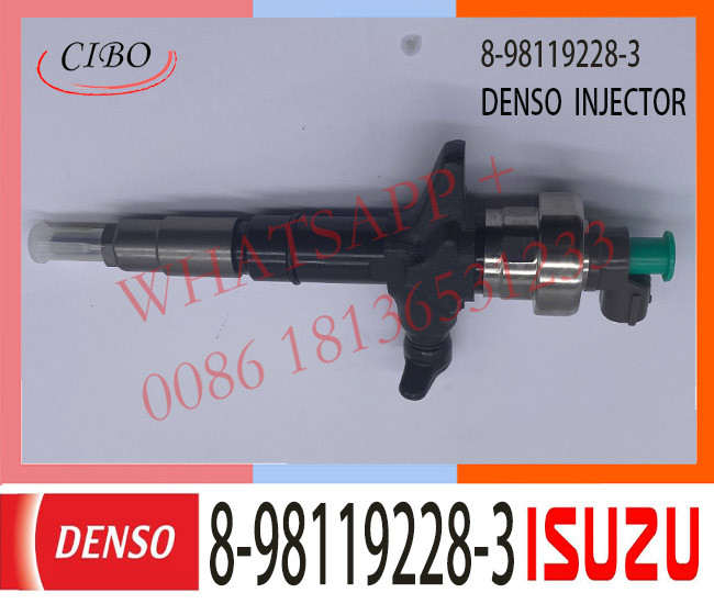 8-98119228-3 Diesel Engine Fuel Injector 8-98119228-3 095000-6980 For Denso / Isuzu 4JJ1 Engine