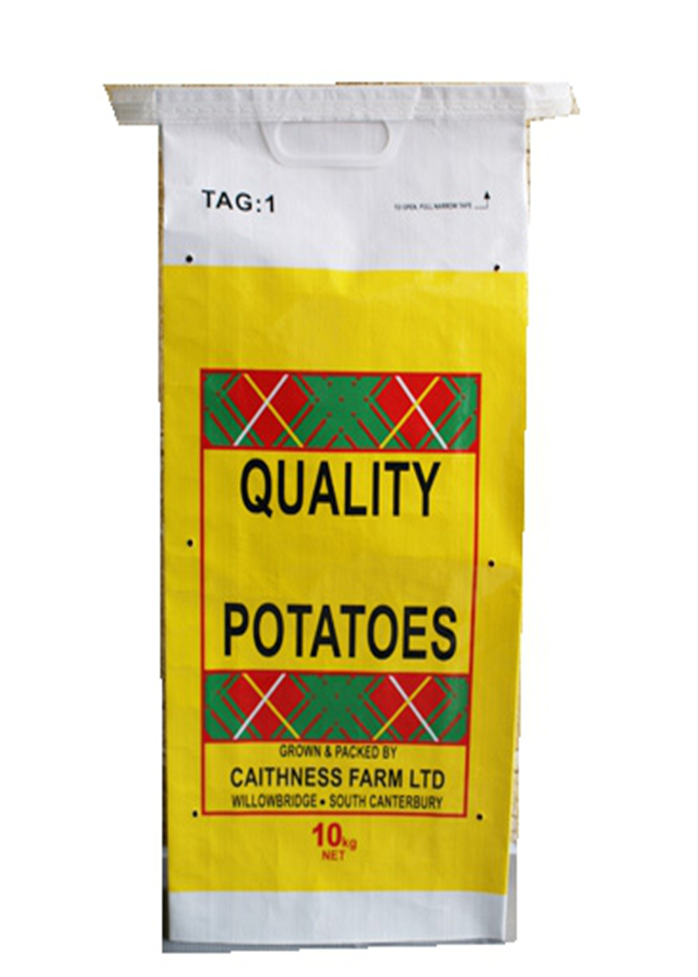 BOPP Laminated PP Woven Seed Bags 25Kg , Polypropylene PP Woven Sacks