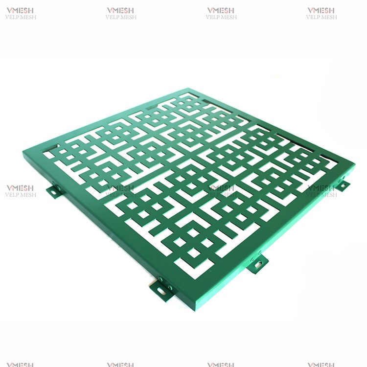 0.7mm 1mm 2mm Aluminium Galvanized Stainless Steel Perforated Metal Customized Hole Design