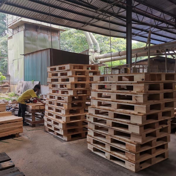 1000*1200 Mm Automatic EURO Wooden Pallet Tray Nailing Machine