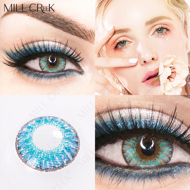Factory cheap price Soft Monthly eyes Contact Lenses Clear Prescription Contacts with power 14.0mm-14.5mm