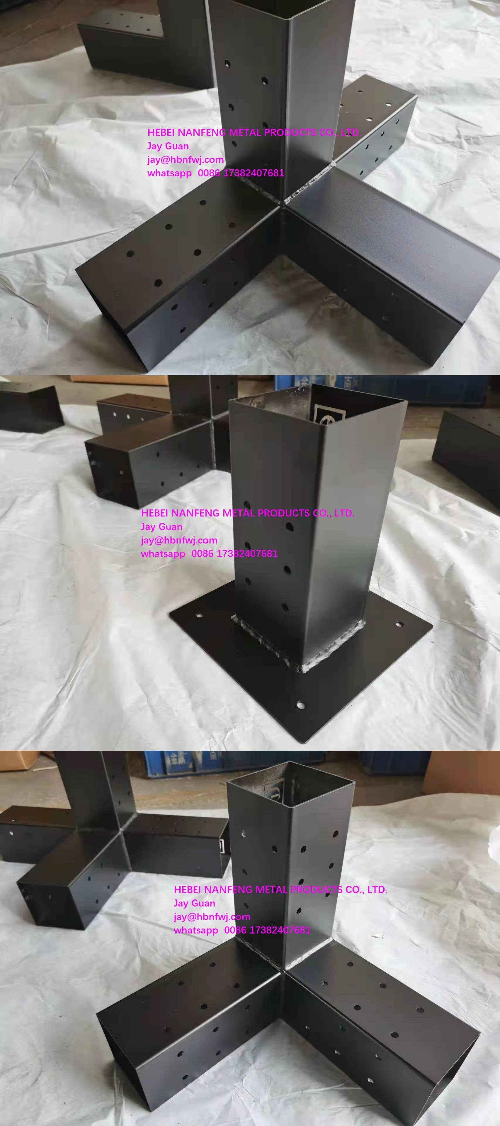 Modular Sizing Pergola Brackets with 1mm-12mm Thickness and ISO9001 2015 Certificate