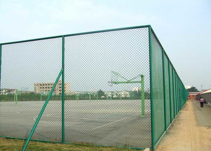 Flat Surface 8 Foot Woven Diamond Chain Link Fence