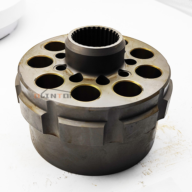 Construction Works ZX330 ZX350 Excavator Travel Motor Cylinder Block Part No 2053333