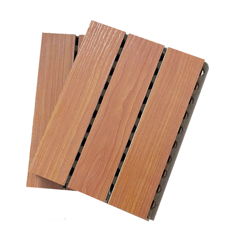 Auditorium ECO Wooden Grooved Sound Absorbing Panels , Wood Sound Diffuser