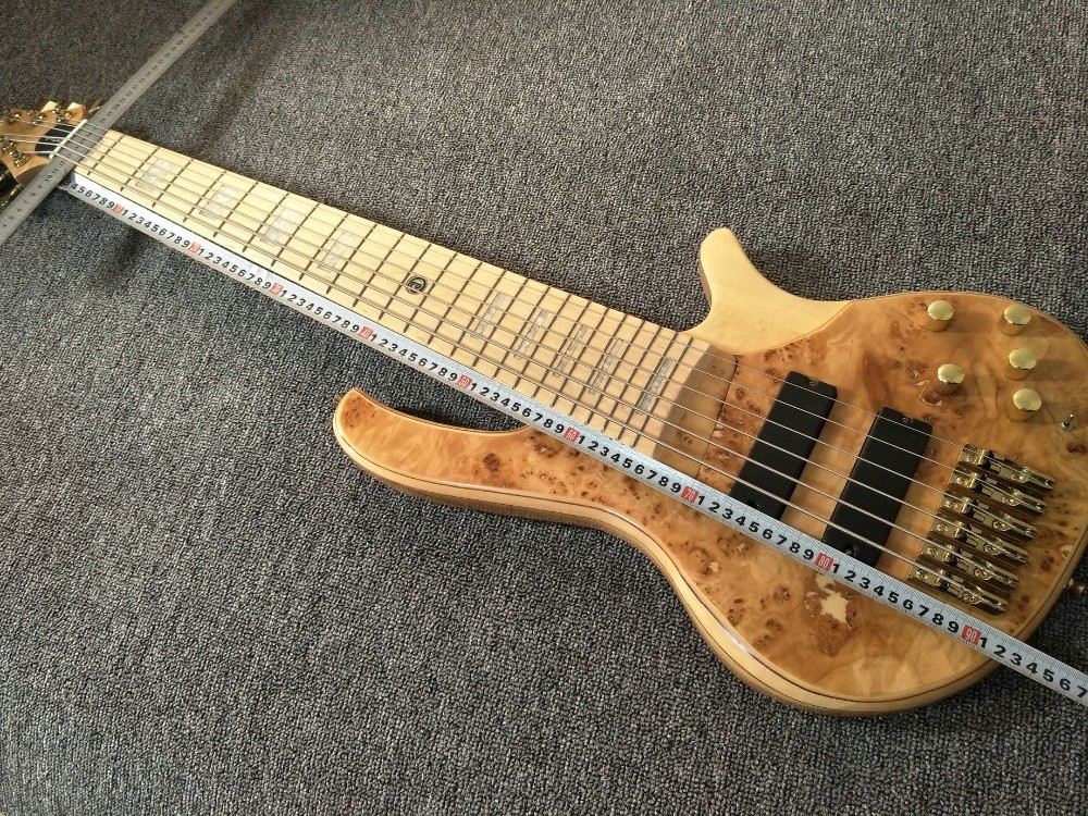 6 Strings Electric Bass Guitar Maple Body Active pickups Bass Guitar Music instruments