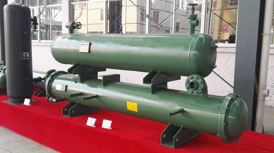 Liquid Water Cooled Condenser Shell And Tube Heat Exchanger
