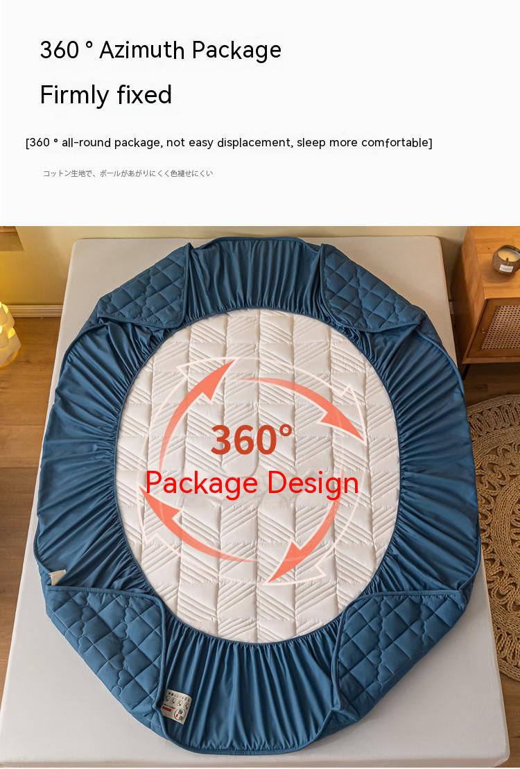 Waterproof Soft Zipper Mattress Cover Quilted Jacquard Water Proof Mattress Protector