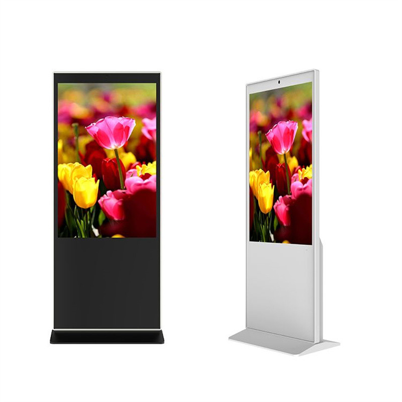 Customized 32 Inch Floor Standing Digital Signage Vertical Advertising All In One PC Monitor