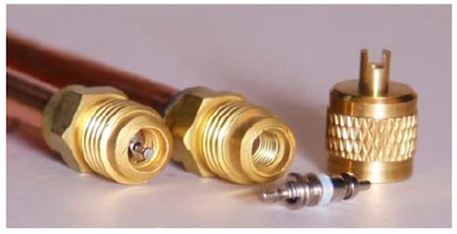 Manual Copper Access Valve 1/2" One Way OEM for Air Conditioner