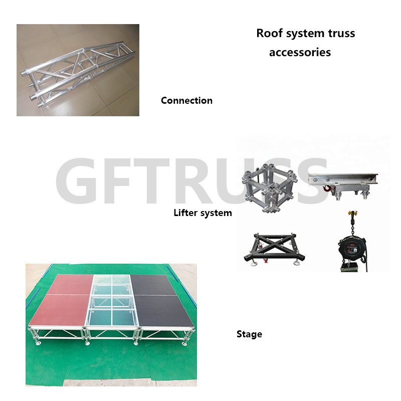 Top quality aluminum event aluminum spigot bolt truss stage truss