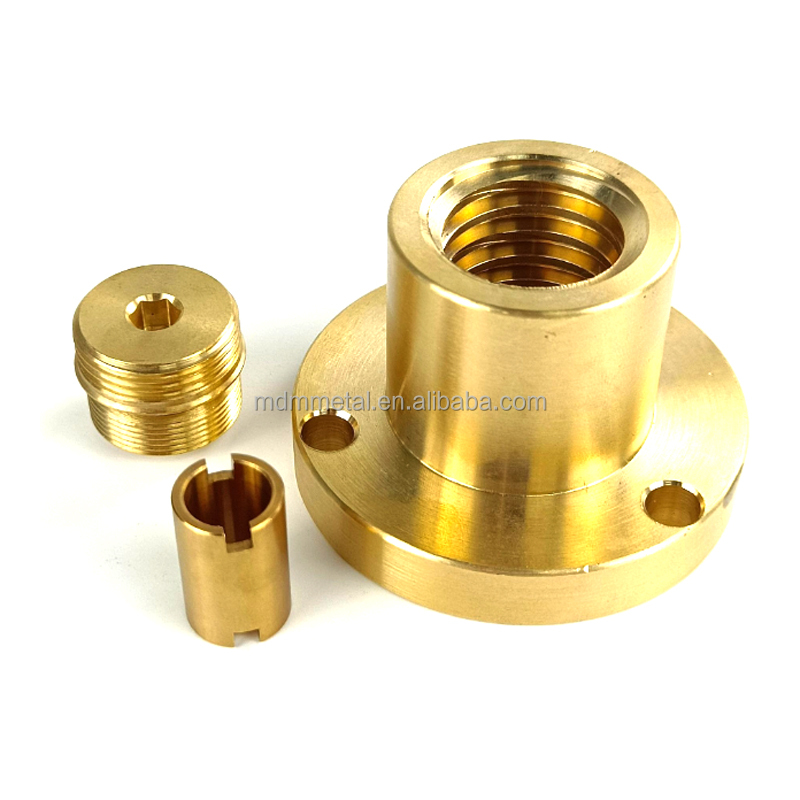 Precision 304SUS Aluminum Brass CNC Machining Parts Lathe Customized