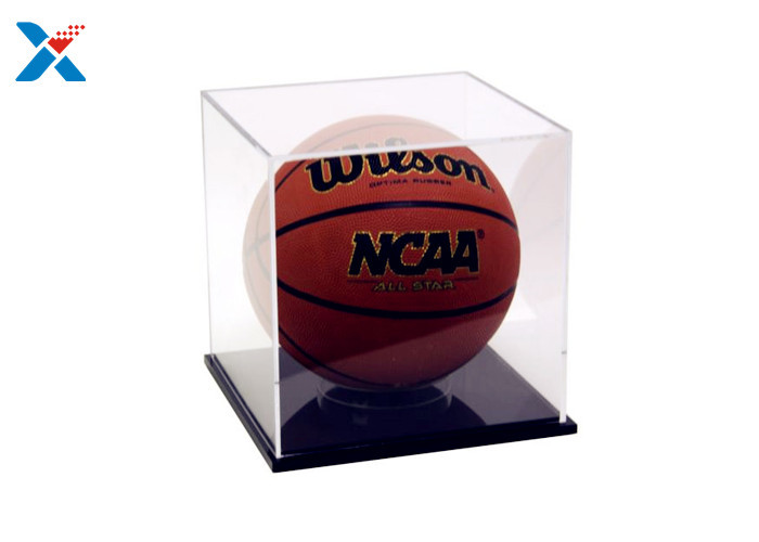 Recyclable Clear Acrylic Display Case For Basketball Baseball Football Soccer